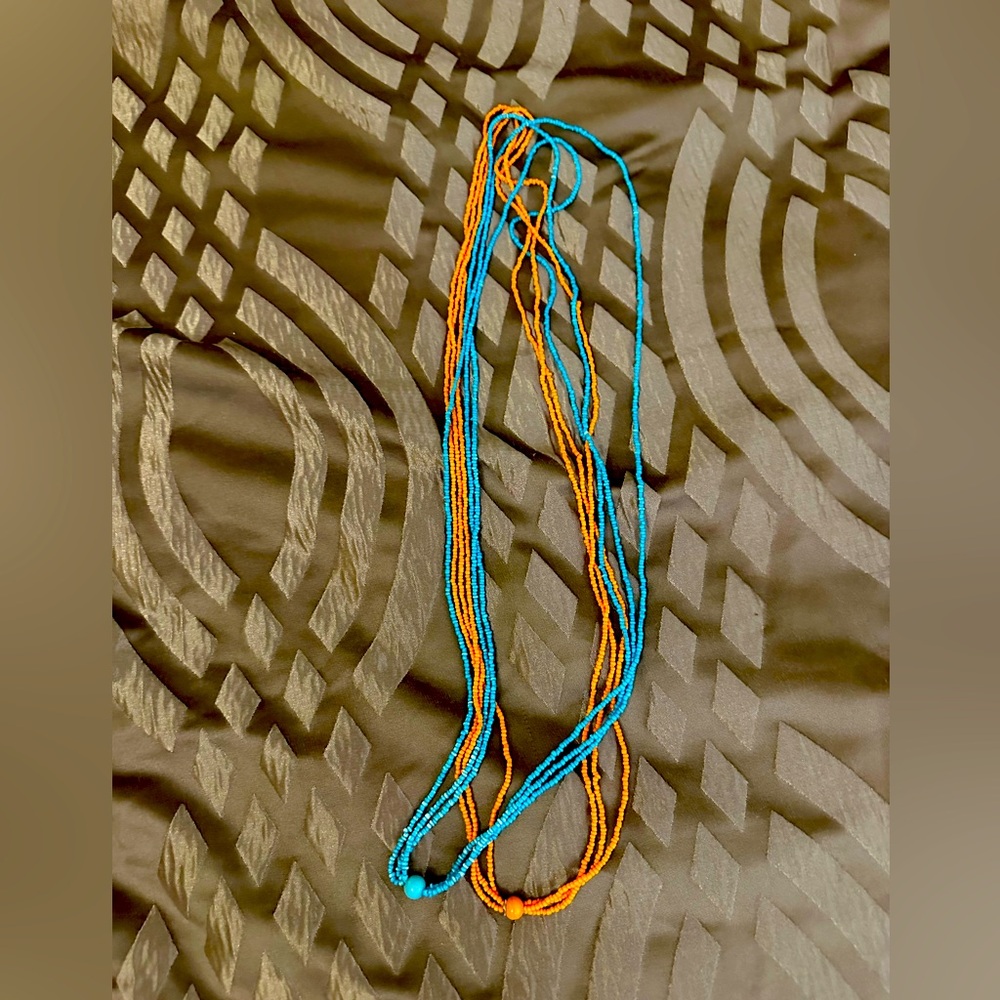 Set of two bead necklaces